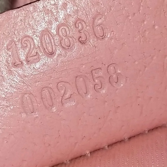 Gucci Tote Bag  Brown Canvas Pink Leather Trim - Picture 8 of 8